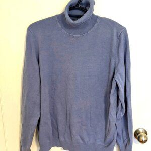 Light Blue Turtleneck Sweater - Womens Size X-Large